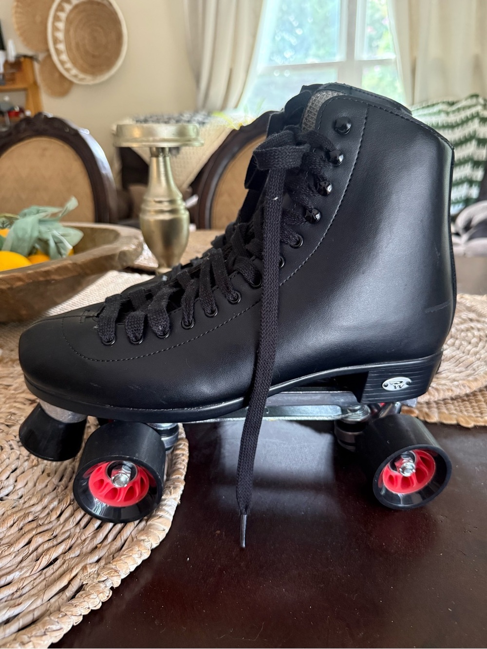Men’s Riedell Black Roller Skates Wave Black